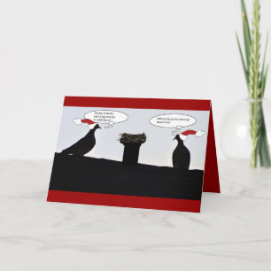 Cartes Pour Fêtes Annuelles Tentative de capture de Père Noël