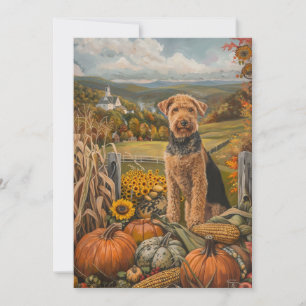 Cartes Pour Fêtes Annuelles Terre-Neuve d'automne de la récolte de Thanksgivin