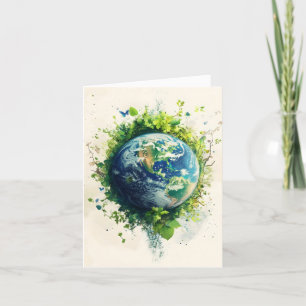 Cartes Pour Fêtes Annuelles Terre Planète Nature Couleur