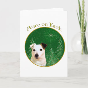 Cartes Pour Fêtes Annuelles Terrier Jack Russell Paix