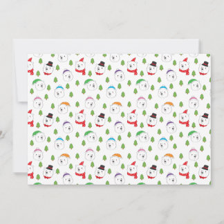 Cartes Pour Fêtes Annuelles Tête de ours polaire adorable Noël