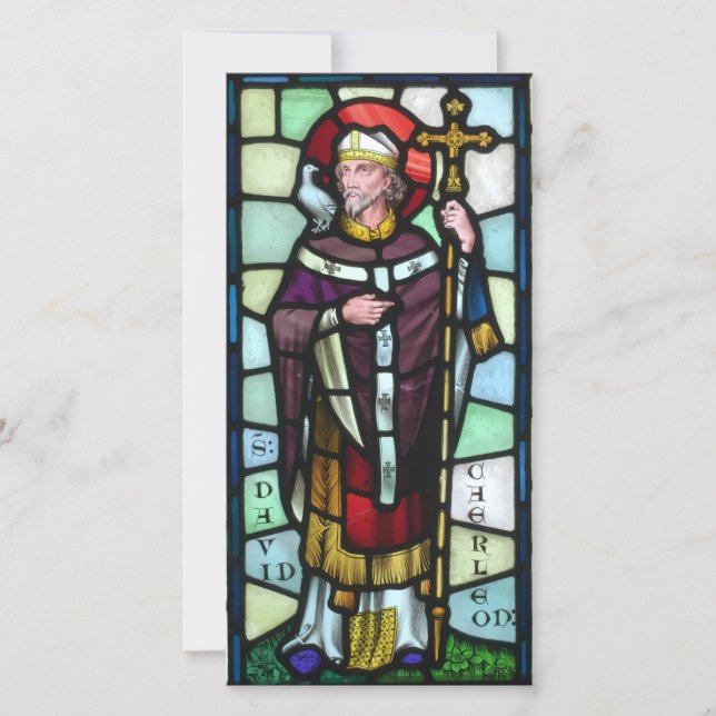 Cartes Pour Fêtes Annuelles Texte de coutume du jour de David de saint de (Devant)