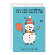 Texte personnalisé Dinking Snowman