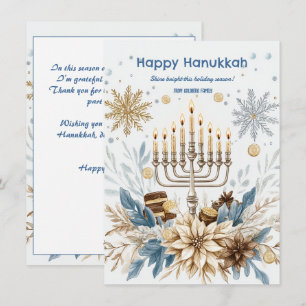 Cartes Pour Fêtes Annuelles Texte personnalisé Fête lumineuse