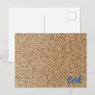 Cartes Pour Fêtes Annuelles Texture de fond et structure de liège cadeau
