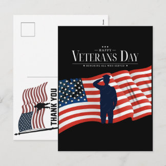 Cartes Pour Fêtes Annuelles Thank You Veterans American Flag Memorial Day