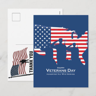 Cartes Pour Fêtes Annuelles Thank You Veterans American Flag Memorial Day
