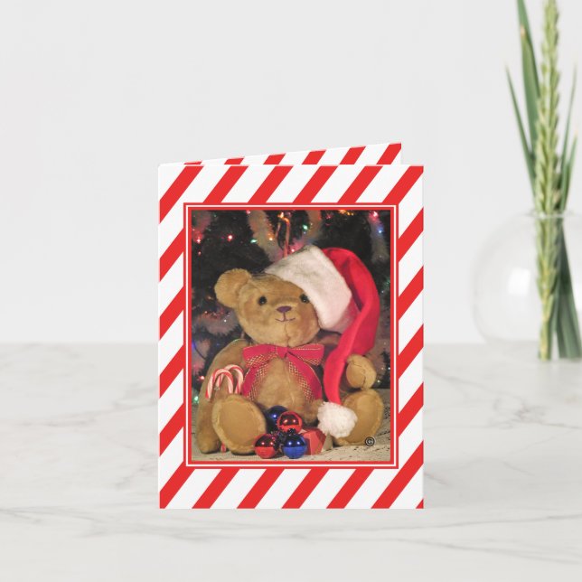 Cartes Pour Fêtes Annuelles Thanks Beary (Devant)