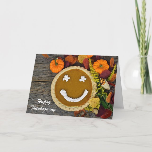 Cartes Pour Fêtes Annuelles Thanksgiving (Devant)