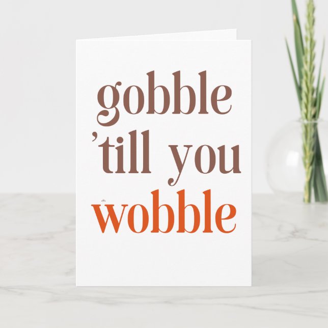 Cartes Pour Fêtes Annuelles Thanksgiving (Devant)