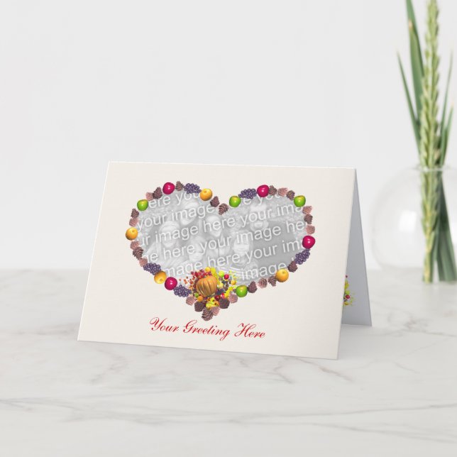 Cartes Pour Fêtes Annuelles Thanksgiving (Devant)
