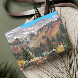 Cartes Pour Fêtes Annuelles Thanksgiving Across the Miles Scenic Landscape