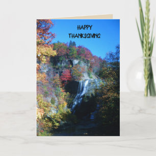 Cartes Pour Fêtes Annuelles THANKSGIVING AUTOMNE BEAUTY card