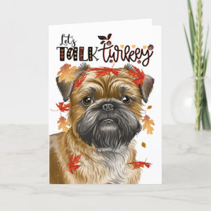 Cartes Pour Fêtes Annuelles Thanksgiving Bruxelles Griffon Parlons de Turquie