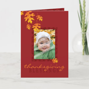 CARTES POUR FÊTES ANNUELLES THANKSGIVING GREETING CARD :