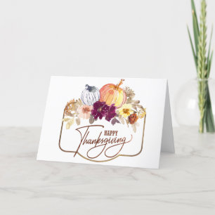 Cartes Pour Fêtes Annuelles Thanksgiving Psaume 95:2 Venez en sa présence