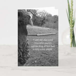 Cartes Pour Fêtes Annuelles Thanksgiving Turkey Humor