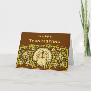 Cartes Pour Fêtes Annuelles Thanksgiving Turquie