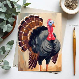 Cartes Pour Fêtes Annuelles Thanksgiving Turquie | Bon thanksgiving peint