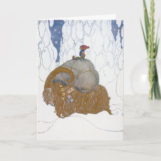 Cartes Pour Fêtes Annuelles The Christmas Goat Julbok par John Bauer
