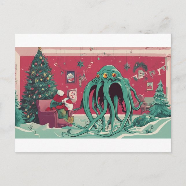Cartes Pour Fêtes Annuelles The Cthulhu Spirits of Christmas (Devant)