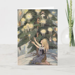 Cartes Pour Fêtes Annuelles The Little Match Girl par Anne Anderson