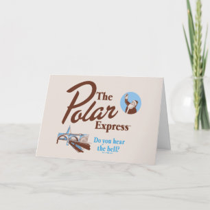 Cartes Pour Fêtes Annuelles The Polar Express   "Entendez-Vous La Cloche" Rétr