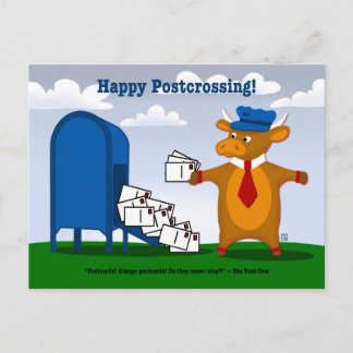 Cartes Pour Fêtes Annuelles The Postcrossing Post Cow Postcards
