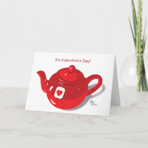 Cartes Pour Fêtes Annuelles Thé Valentine