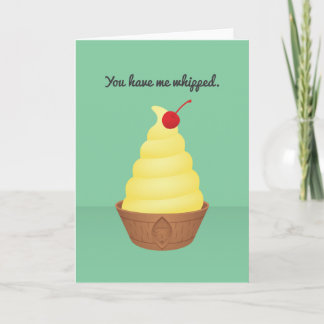 Cartes Pour Fêtes Annuelles Theme Park Valentine : Vous m'avez fouetté.