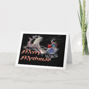 Cartes Pour Fêtes Annuelles Thor de Père Noël