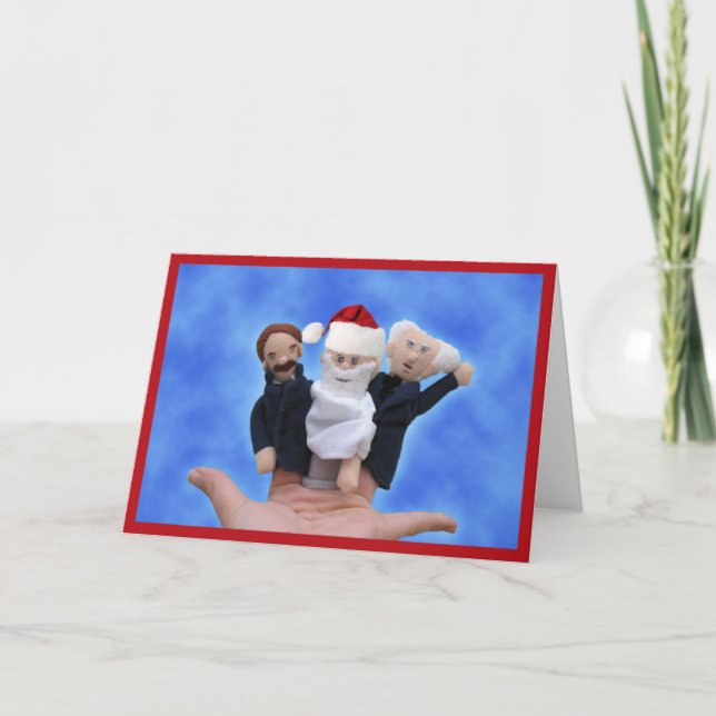 Cartes Pour Fêtes Annuelles Three Philosopher Christmas Cards (Devant)