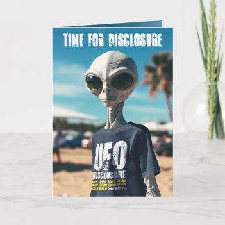 Cartes Pour Fêtes Annuelles Time For Disclosure