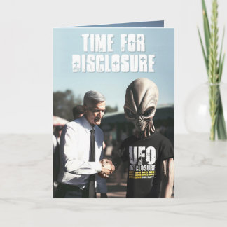 Cartes Pour Fêtes Annuelles Time for Disclosure ALT Birthday Card