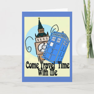 Cartes Pour Fêtes Annuelles Time Traveller Valentine