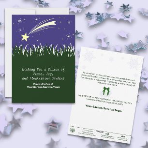 Cartes Pour Fêtes Annuelles Tir Star Christmas Business Holiday Card