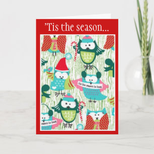 Cartes Pour Fêtes Annuelles 'Tis la saison à hululer