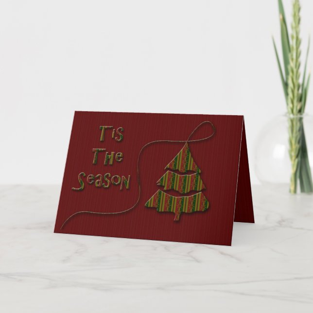 Cartes Pour Fêtes Annuelles Tis the Season (Devant)