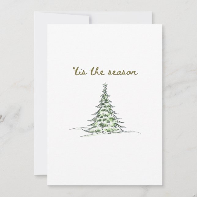 Cartes Pour Fêtes Annuelles Tis The Season Christmas Tree Debbie Groovy Santa (Devant)