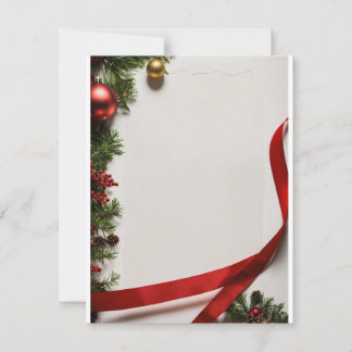 Cartes Pour Fêtes Annuelles Titre : "Voeux Festifs libérés : Chr Personnalisé