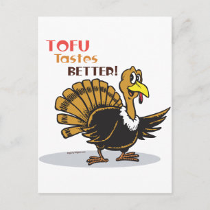 Cartes Pour Fêtes Annuelles Tofu Thanksgiving