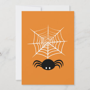 Cartes Pour Fêtes Annuelles Toile d'araignée Halloween 