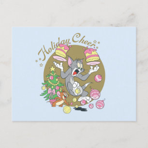 Cartes Pour Fêtes Annuelles Tom et Jerry, joie des fêtes