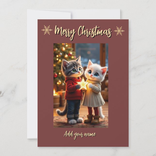 Cartes Pour Fêtes Annuelles Tom & Luna Christmas Star Card (Devant)