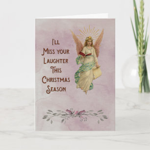 Cartes Pour Fêtes Annuelles Ton rire me manquera cette saison de Noël
