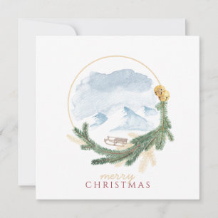 Cartes Pour Fêtes Annuelles Top Pittoresque des neiges de Noël