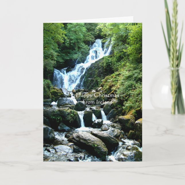 Cartes Pour Fêtes Annuelles TorcFalls, ChristmasFrom heureux Irlande (Devant)