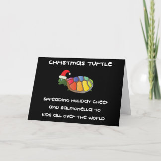 Cartes Pour Fêtes Annuelles Tortue de Noël