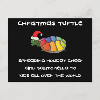 Cartes Pour Fêtes Annuelles Tortue de Noël