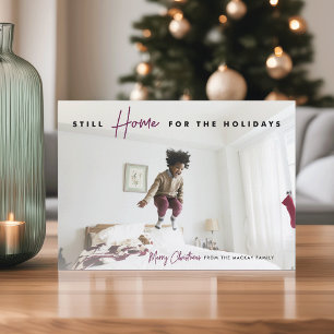 Cartes Pour Fêtes Annuelles Toujours à la maison   Funny Joyeux Noël Photo